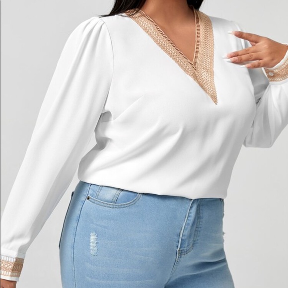 Boho sheer Mesh Lace Long Sleeve Top Shirt Blouse Black - Picture 11 of 12